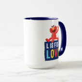 Elmo | L ist für Liebe Tasse (VorderseiteRechts)
