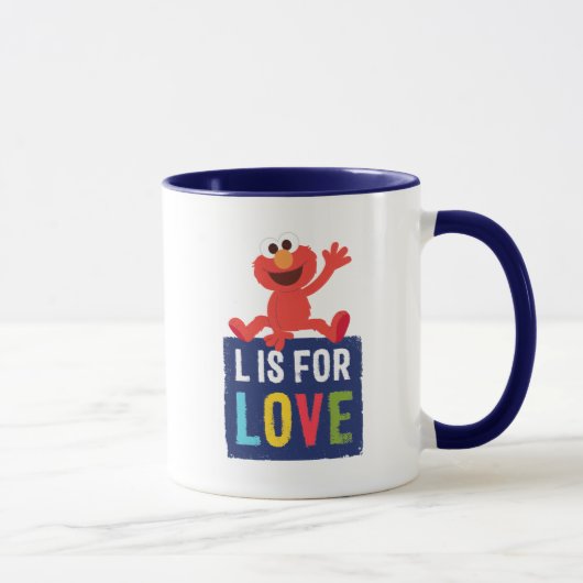 Elmo | L ist für Liebe Tasse (Rechts)