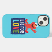 Elmo | L steht für Liebe iPhone Hülle (Rückseite (Horizontal))