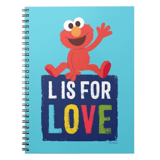Elmo | L steht für Liebe Notizblock (Vorderseite)