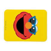 Elmo Lächeln Gesicht mit Sonnenbrille Magnet (Horizontal)