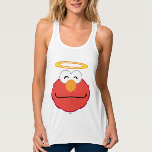Elmo lächelnd Gesicht mit Halo Tank Top