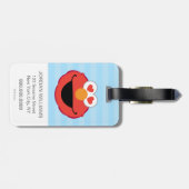 Elmo Lächelndes Gesicht mit herzförmigen Augen Gepäckanhänger (Rückseite horizontal)