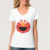 Elmo Lächelndes Gesicht mit herzförmigen Augen T-Shirt (Vorderseite)