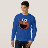 Elmo lächelndes Gesicht Sweatshirt (Vorne ganz)