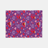 Elmo Lieben You Valentine's Day Pattern Fleecedecke (Vorderseite (Horizontal))