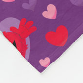 Elmo Lieben You Valentine's Day Pattern Fleecedecke (Ecke)