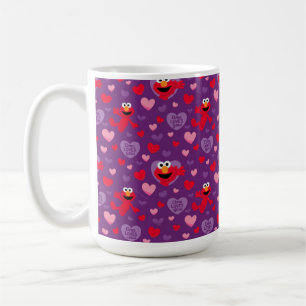 Elmo Lieben You Valentine's Day Pattern Kaffeetasse