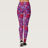 Elmo Lieben You Valentine's Day Pattern Leggings (Rückseite)