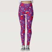 Elmo Lieben You Valentine's Day Pattern Leggings (Vorderseite)