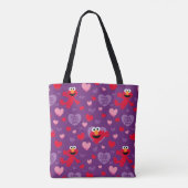 Elmo Lieben You Valentine's Day Pattern Tasche (Rückseite)