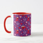 Elmo Lieben You Valentine's Day Pattern Tasse (Links)