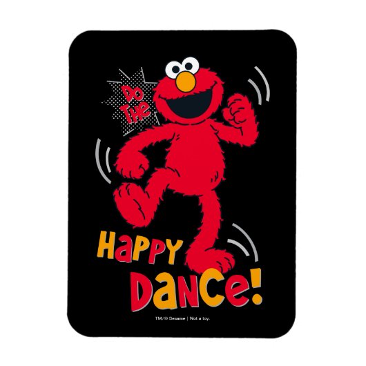 Elmo | Mach den Happy Dance Magnet (Vertikal)