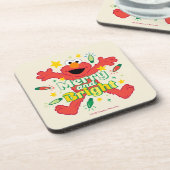 Elmo | Merry und Bright Getränkeuntersetzer (Linke Seite)