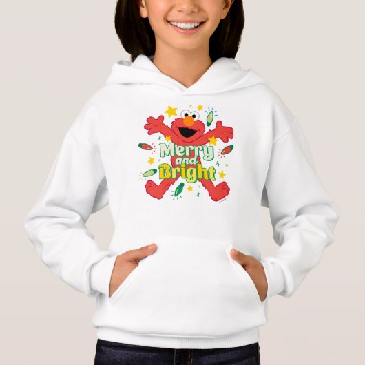 Elmo | Merry und Bright Hoodie (Vorderseite)