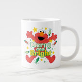 Elmo | Merry und Bright Jumbo-Tasse (Rechts)
