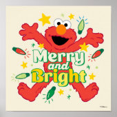 Elmo | Merry und Bright Poster (Vorne)