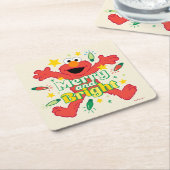 Elmo | Merry und Bright Rechteckiger Pappuntersetzer (angewinkelt)