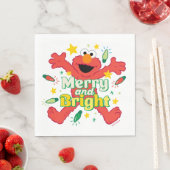 Elmo | Merry und Bright Serviette (Beispiel)