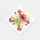 Elmo | Merry und Bright Serviette (Ecke)