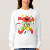 Elmo | Merry und Bright Sweatshirt (Vorderseite)