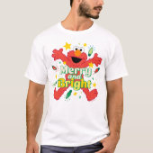 Elmo | Merry und Bright T-Shirt (Vorderseite)