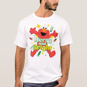 Elmo   Merry und Bright T-Shirt