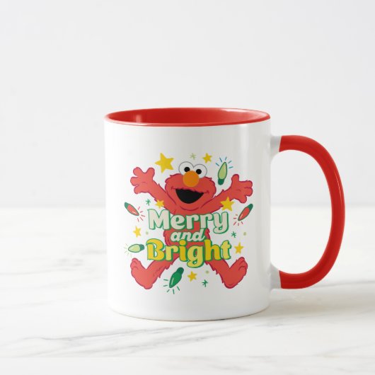 Elmo | Merry und Bright Tasse (Rechts)