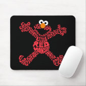 Elmo-Musterfüllung Mousepad (Mit Mouse)