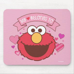 Elmo My Heart Belongs Mousepad