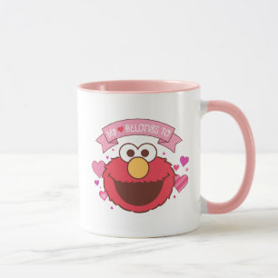 Elmo My Heart Belongs Tasse