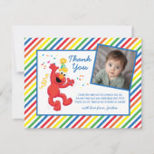 Elmo Neutral Birthday Dankeskarte (Vorderseite)