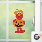 Elmo | Niedlich als Pumpkin Fensteraufkleber (Zuhause)