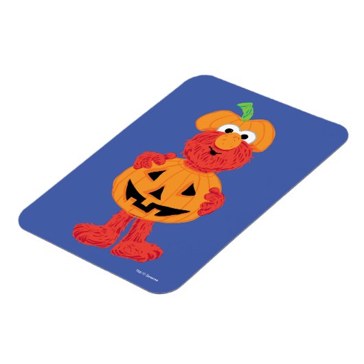 Elmo | Niedlich als Pumpkin Magnet (Linke Seite)