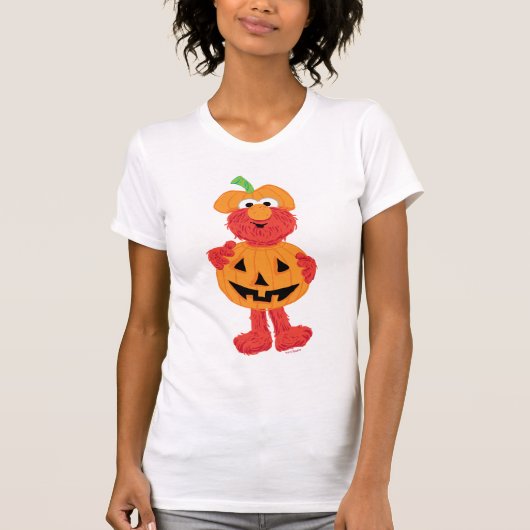 Elmo | Niedlich als Pumpkin T-Shirt (Vorderseite)