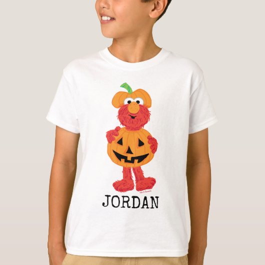 Elmo | Niedlich als Pumpkin T-Shirt (Vorderseite)