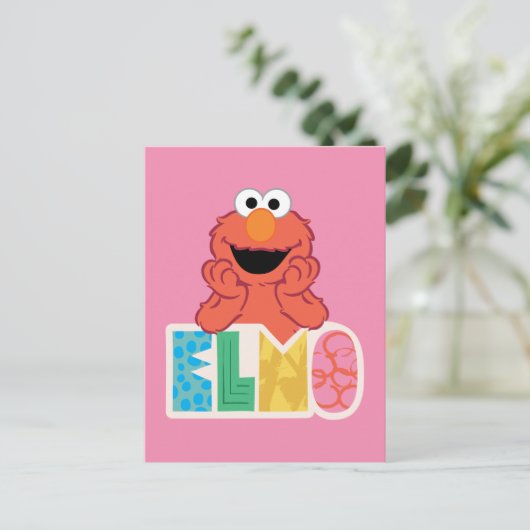 Elmo Niedlich & Fun Postkarte (Stehend Vorderseite)