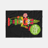 Elmo Nutcracker Fleecedecke (Vorderseite (Horizontal))
