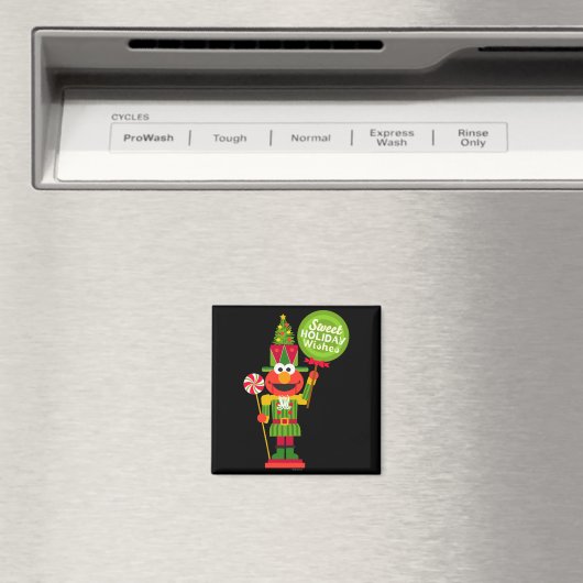 Elmo Nutcracker Magnet (In Situ (Geschirrspüler))