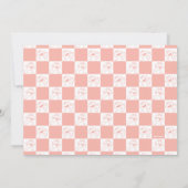 Elmo Pink Confetti 1st Birthday Celebration Einladung (Rückseite)