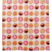 Elmo Pom-Pom Muster Duschvorhang (Vorderseite)