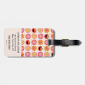 Elmo Pom-Pom Muster Gepäckanhänger (Rückseite horizontal)