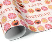 Elmo Pom-Pom Muster Geschenkpapier (Rolleneckpunkt)