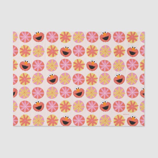 Elmo Pom-Pom Muster Seidenpapier (Vorderseite)