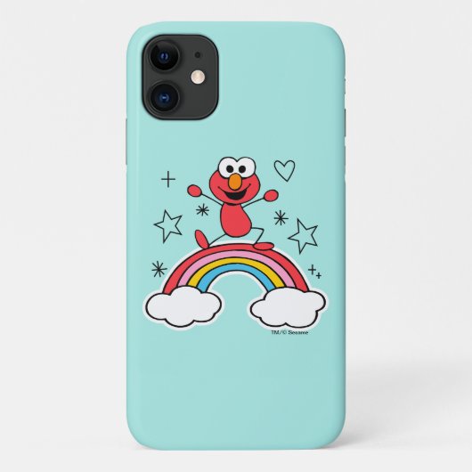 Elmo Rainbow Doodley Graphic Case-Mate iPhone Hülle (Rückseite)