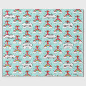 Elmo Rainbow Doodley Graphic Geschenkpapier (Flach)