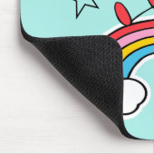 Elmo Rainbow Doodley Graphic Mousepad (Ecke)