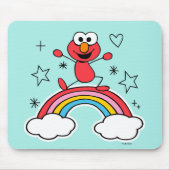 Elmo Rainbow Doodley Graphic Mousepad (Vorne)