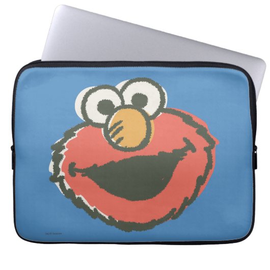 Elmo Retro Laptopschutzhülle (Vorderseite)