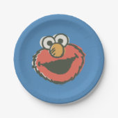 Elmo Retro Pappteller (Vorderseite)